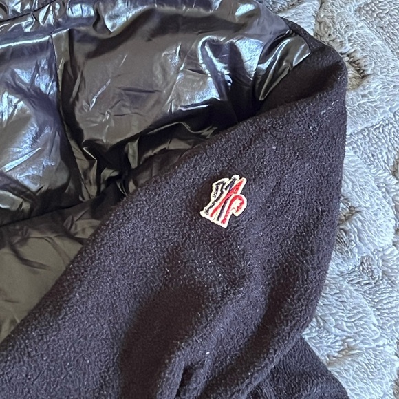 Moncler Grenoble Women’s 
Puffer Polar Fleece Zip-Up Cardigan Sz S - Picture 10 of 12